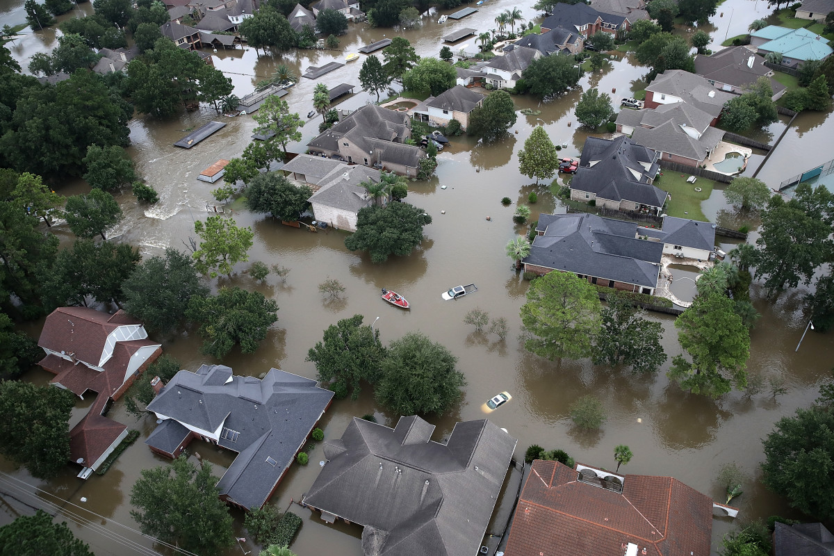 Lake Houston Homes Flooded